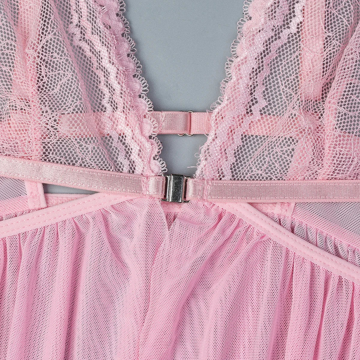 Lencería sexy para mujer, ropa interior erótica transparente, camisón con tanga, ropa de dormir