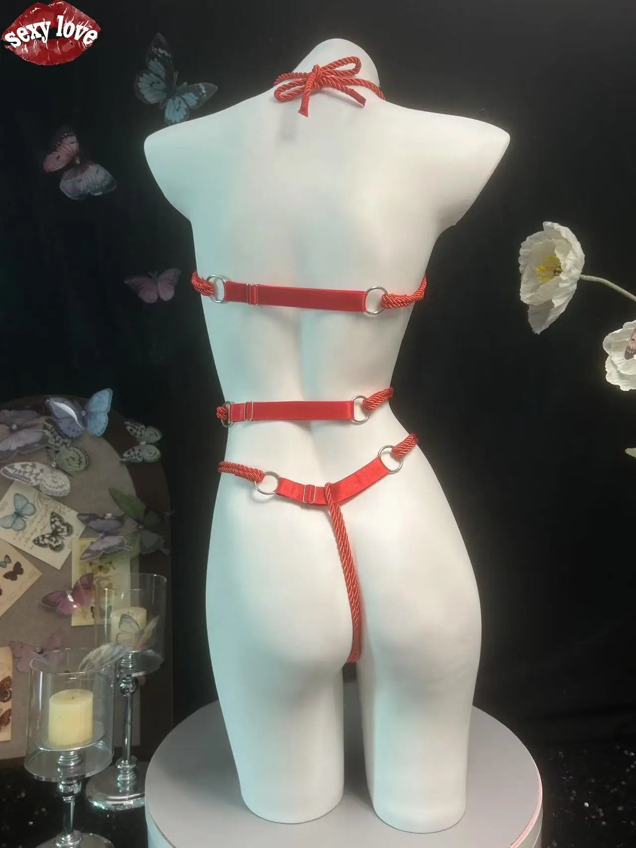 Conjunto de ataduras BDSM sexys para hombres y mujeres, productos eróticos para adultos, tentadores y eróticos.