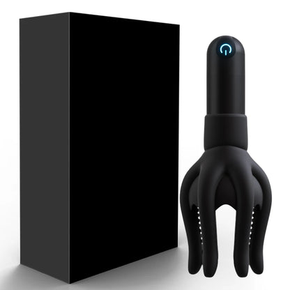 Masturbador masculino vibrador, vibrador para glande, masajeador eléctrico de pene, ejercitador retardante, estimulador de vibraciones, juguetes sexuales para adultos.