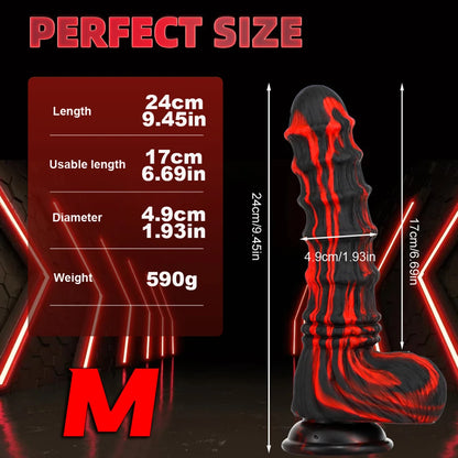 Consolador de silicona con forma de animal, pene grande, monstruo, falo, tapón anal, masturbador femenino, juguetes sexuales para mujeres, productos sexuales, tienda erótica.