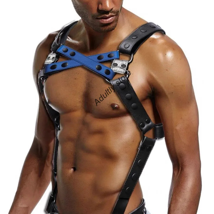 2024 Lencería sexy para hombre, suspensorio, pantalones exóticos, arnés de cuero, lencería sexy, BDSM, bondage, fetiche, gays, hombre, escenario, ropa de discoteca
