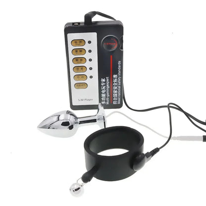 Anillos de masaje, juguetes sexuales para hombres, accesorios exóticos, juguetes, descargas eléctricas, electroestimulación, anillo para el pene, electrochoque para el pene.