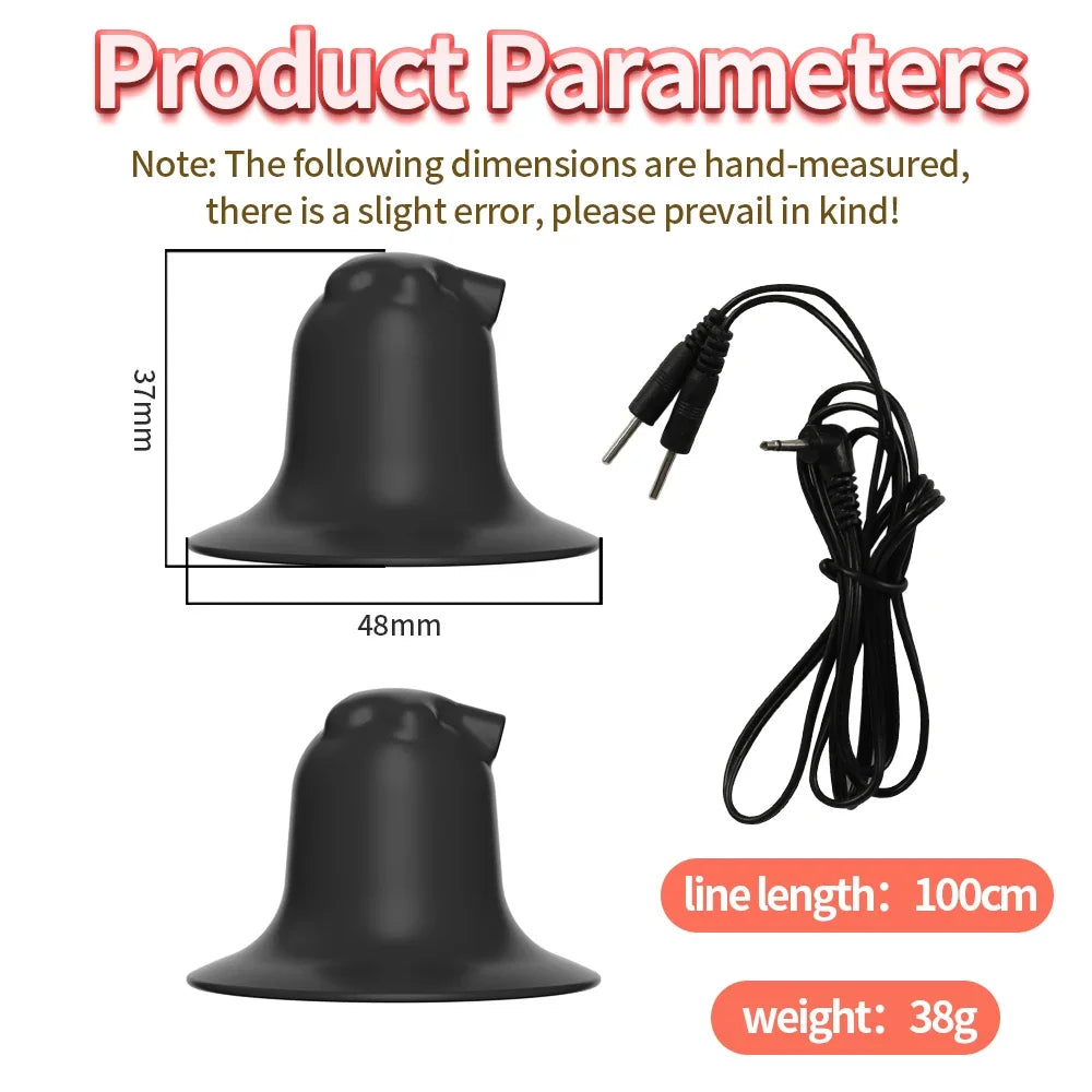 BDSM-Elektrode, Brustclip, Nippelspielzeug für Frauen und Männer, Paare, Stromschlag, Vorspiel, Flirten, Sexspielzeug mit medizinischem Thema für das Vergnügen