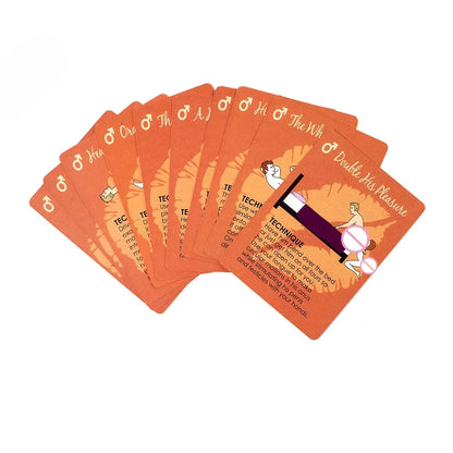 English Sex Card Game Adult Board Game Explore 50 Kinds of Card Play Bedroom Commands for Valentine's Day Couples
