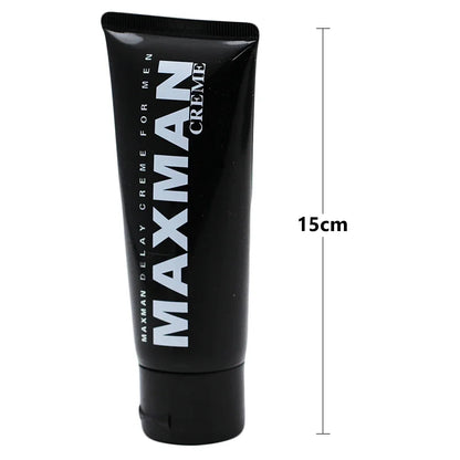 Maxman Max - Aceite para agrandar el pene, crema para aumentar el tamaño del pene, crema sexual para hombres, productos sexuales, 50 g