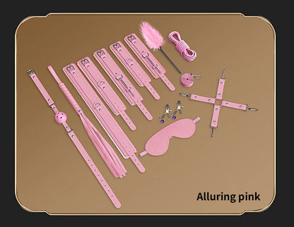 BDSM Verstellbare Riemen Bettfesseln Sex Bondage Kit Für Paare Handschellen Fußfesseln Mit Bondage Set SM Erotikspiele Sexspielzeug