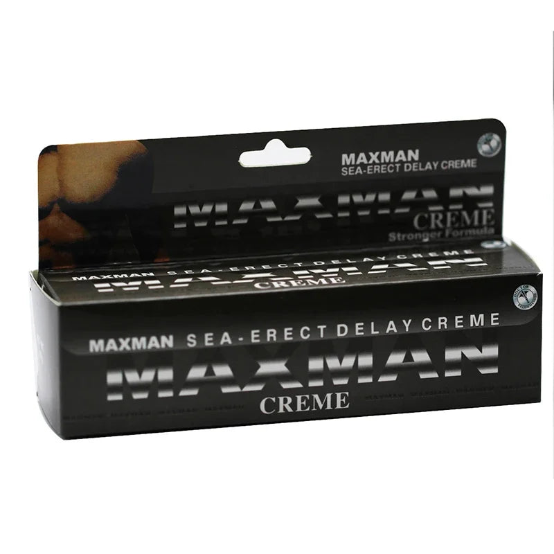 Maxman Max - Aceite para agrandar el pene, crema para aumentar el tamaño del pene, crema sexual para hombres, productos sexuales, 50 g