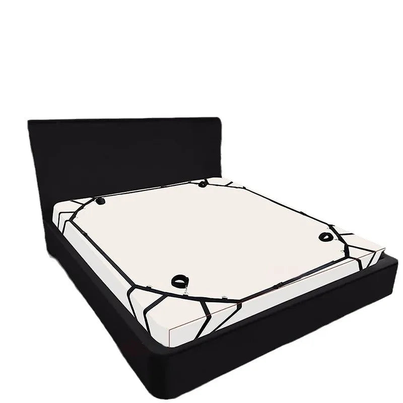 Esposas sexuales para ataduras de cama BDSM, esposas para tobillos, kit sexual sádico para esclavos SM, juego sexual para parejas, kit de herramientas para adultos mayores de 18 años, juguetes sexuales