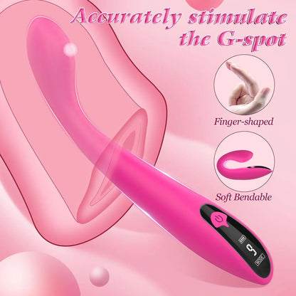 9 vibrierende LCD-Display-Vibratoren für Frauen Vagina G-Punkt Klitoris Titten Anal Stimulator Massagegerät Bullet Erwachsene Sexspielzeug für Paare