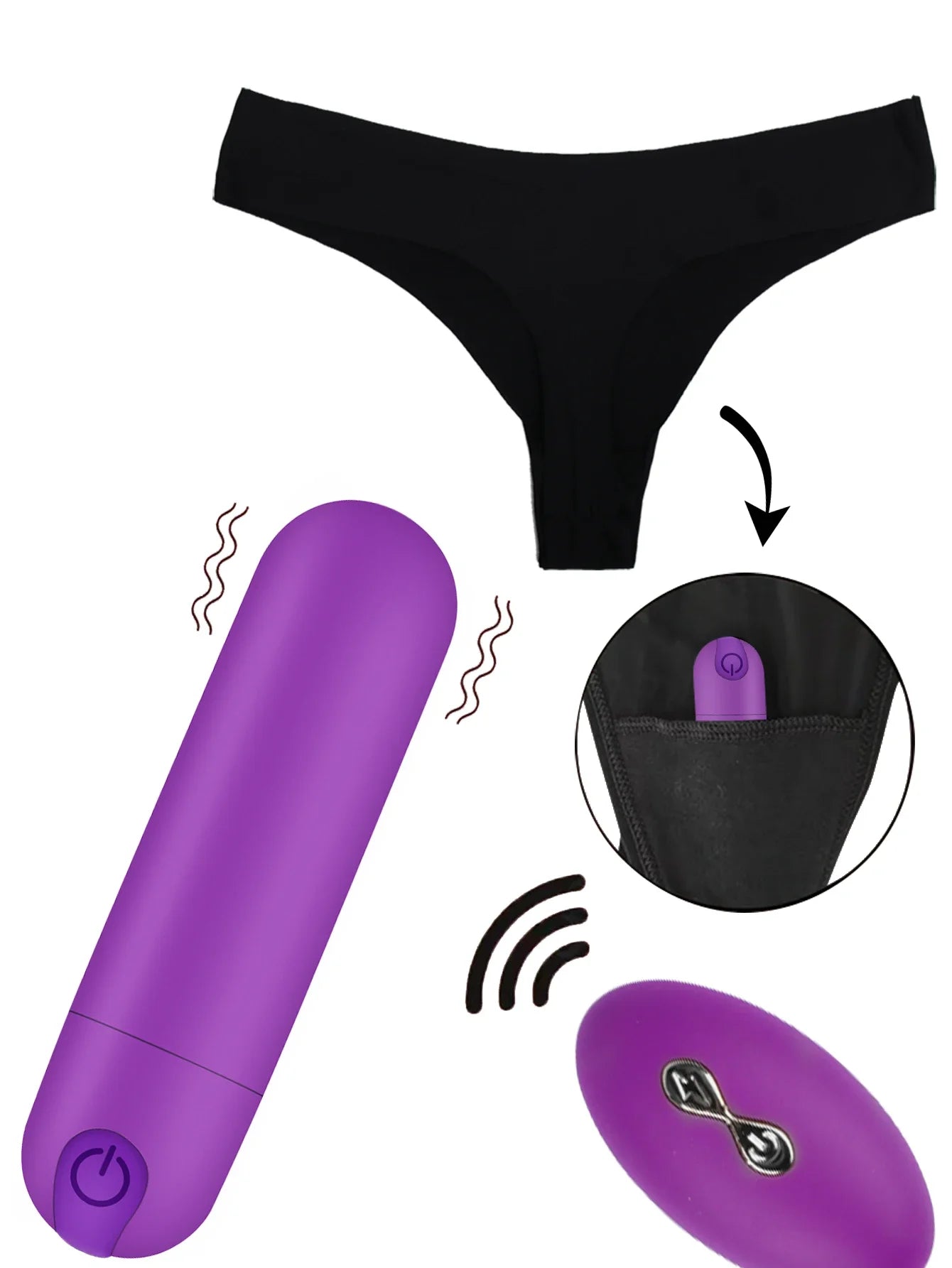 Vibrating Panties For Women Clitoris Stimulation Adult Sex Toy Bullet Underwear Set masturbator G Spot Vagina Vibrator for Women