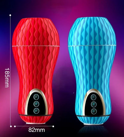 Juguete sexual de masaje de próstata para hombres, masturbador vaginal real simulado de silicona suave 5D, juguetes sexuales sexys para adultos.