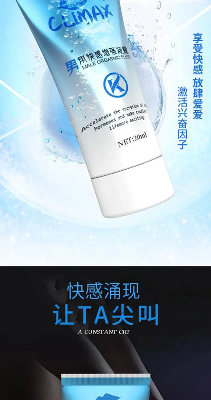 Gel para el orgasmo masculino, mejora el placer, estimulación sexual rápida, prolonga el clímax, aceite afrodisíaco para la erección.