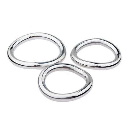 Sexspielzeug für Männer Verzögerung der Ejakulation Metall Hodensack Stretcher Erotik Penis Bondage Lock Cock Ring Edelstahl