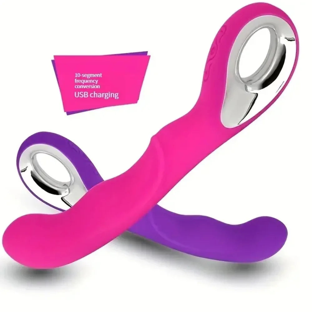 Doppelmotor-Vibrator, 10-Frequenz-Dildo, weiblicher Anal-Vagina-Klitoris-Masturbator, Erwachsene, Sexshop, vibrierendes Sexspielzeug für Frauen