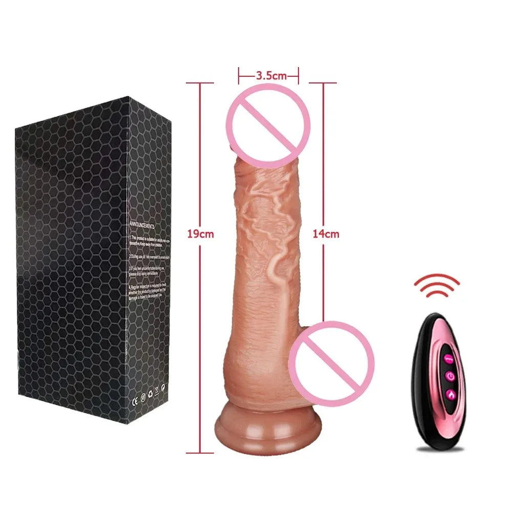 Realistic Dildos Vibration For Women Masturbation Sexy Adult Sex Toys Big Dick Penetration Anal Thrusting Penis Dildo Vibrator