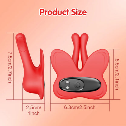 Vibrierende Nippelklemmen, Vibrator, Nippelstimulation mit 9 Vibrationsmodi, BDSM, Sexspielzeug für Erwachsene, für Frauen, Paare, Vergnügen