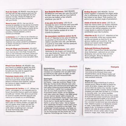 English Sex Card Game Adult Board Game Explore 50 Kinds of Card Play Bedroom Commands for Valentine's Day Couples