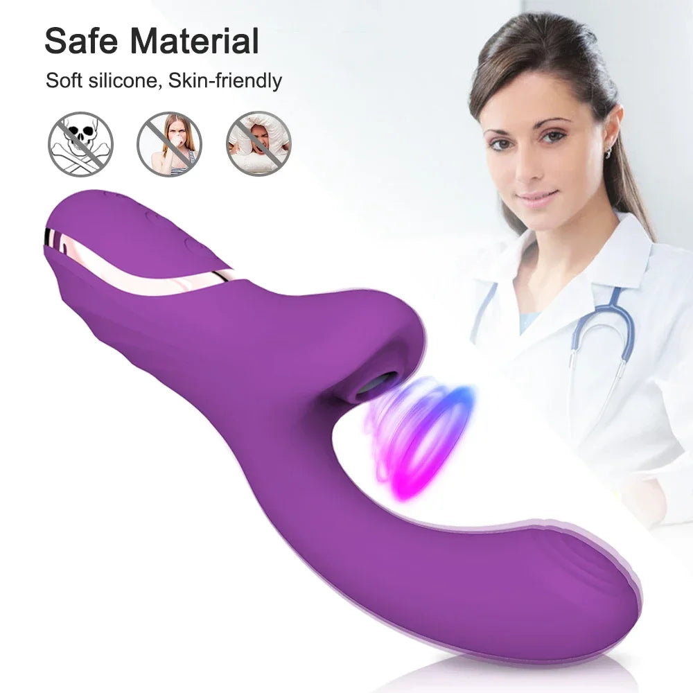 Vibrador potente femenino de 10 frecuencias, estimulación del clítoris, penetración vaginal, masturbación y orgasmos, juguetes sexuales.