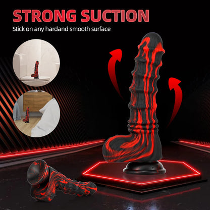 Consolador de silicona con forma de animal, pene grande, monstruo, falo, tapón anal, masturbador femenino, juguetes sexuales para mujeres, productos sexuales, tienda erótica.