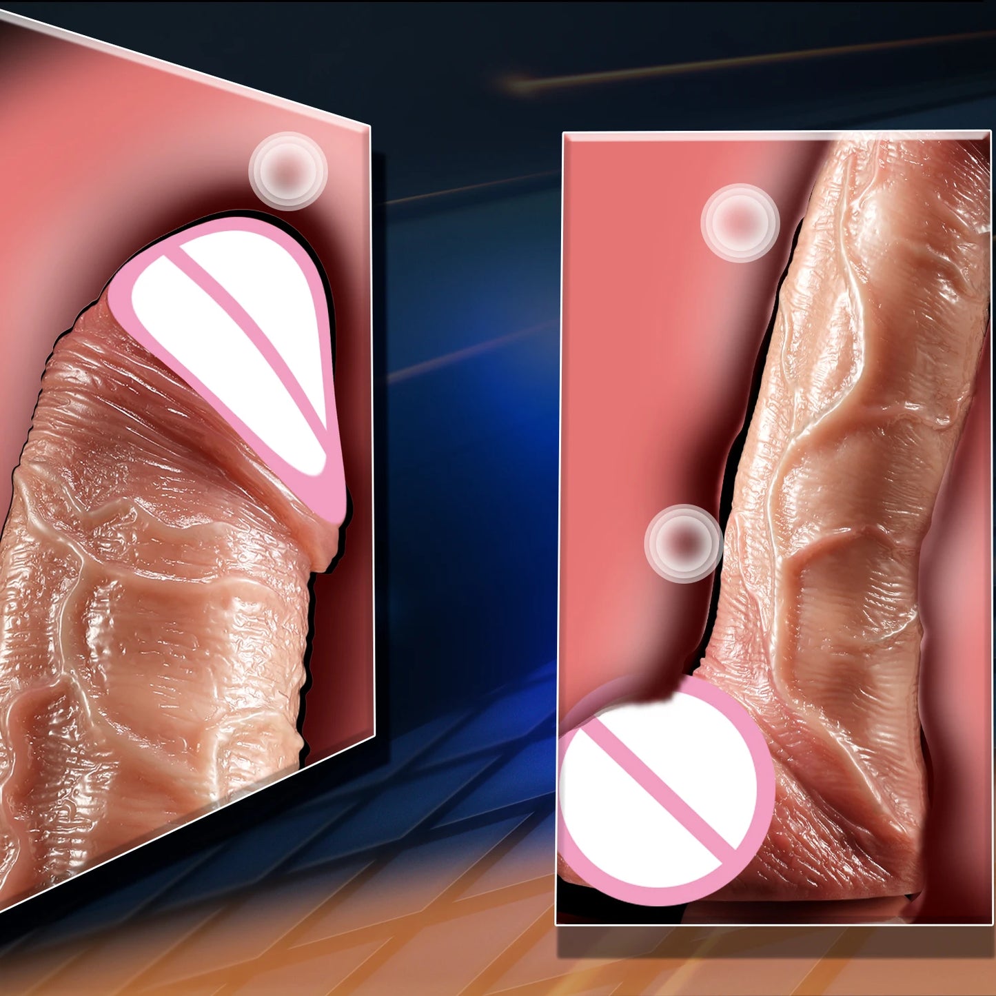 Consolador enorme, tapón anal grueso para pene, dilatadores anales y vaginales para mujeres y hombres, masturbadores, juguetes sexys para adultos, pene grande para mujeres y hombres.