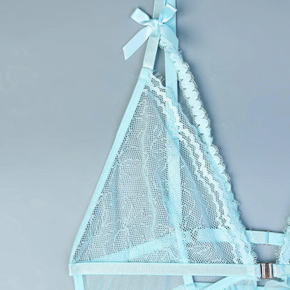 Lencería sexy para mujer, ropa interior erótica transparente, camisón con tanga, ropa de dormir