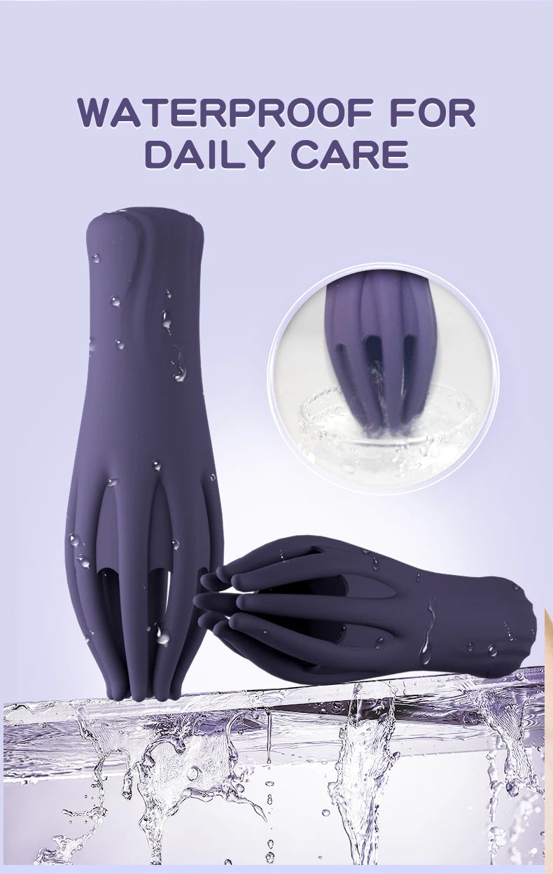 Masturbador masculino vibrador, vibrador para glande, masajeador eléctrico de pene, ejercitador retardante, estimulador de vibraciones, juguetes sexuales para adultos.