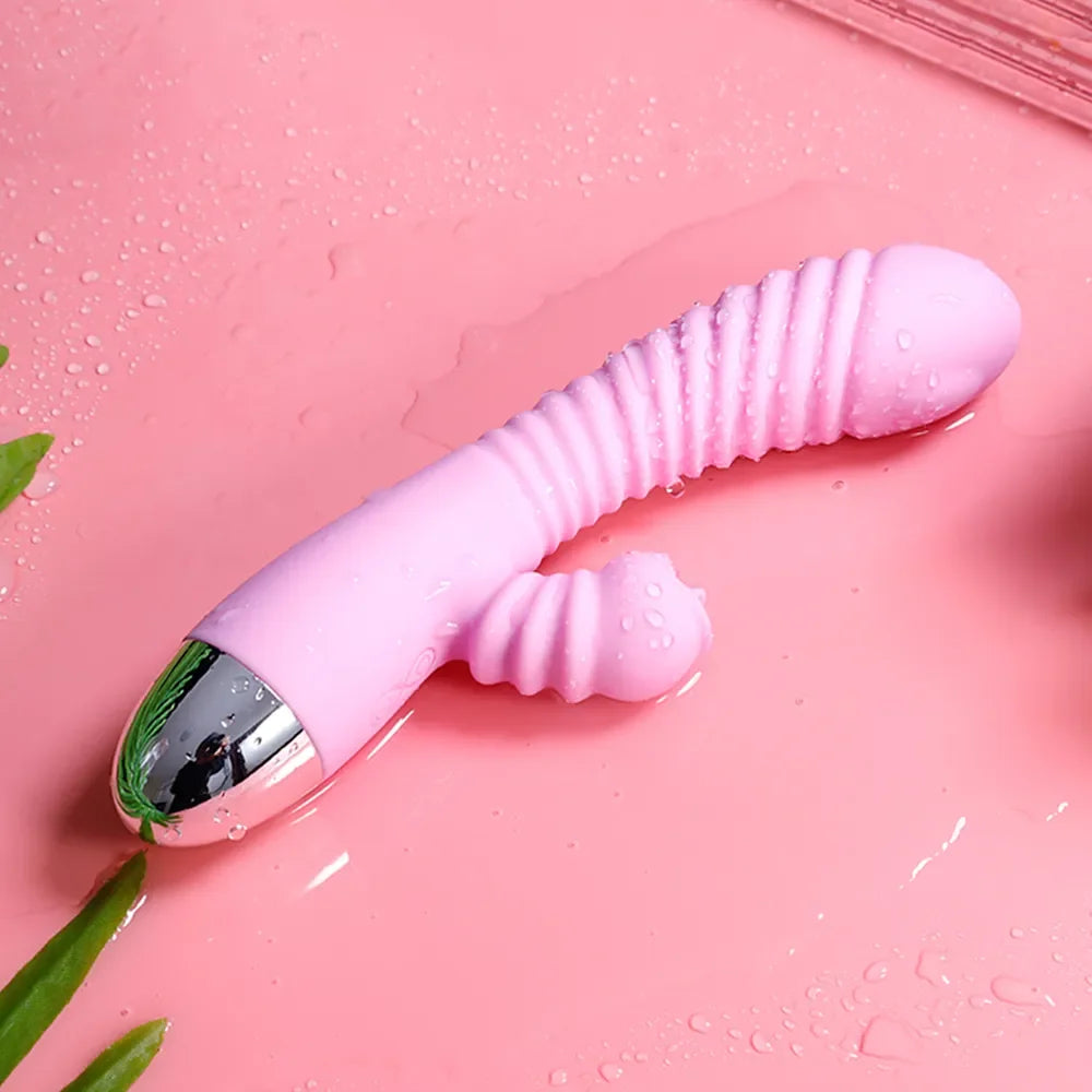 Vibrador 2 en 1 para mujer, estimulador de clítoris, punto G, potente vibrador, succionador de clítoris femenino, juguetes sexuales para adultos.