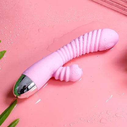 Vibrador 2 en 1 para mujer, estimulador de clítoris, punto G, potente vibrador, succionador de clítoris femenino, juguetes sexuales para adultos.
