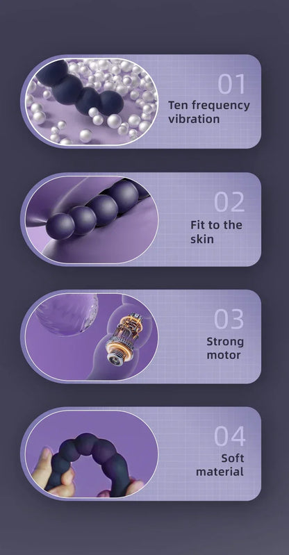 Vibrador para sexo anal, estimulador de clítoris y vagina para mujeres, tapones anales vibradores, masajeador de próstata masculino, juguete sexual para el ano, juguete sexual para parejas.