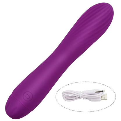 Vibrador potente para punto G, vibrador AV, consolador recargable, masajeador, estimulador de clítoris, masturbación, juguete sexual erótico para mujeres.