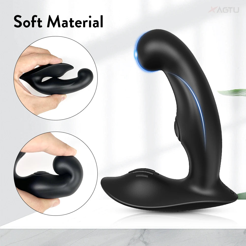 Juguetes sexuales, herramientas de masturbación para sexo gay, vibración, masajeador de próstata, tapón anal para hombres, tapón anal, control remoto, productos para adultos