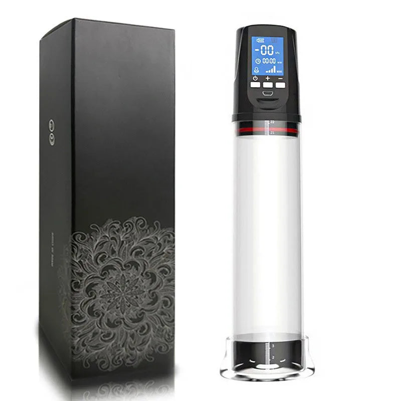 Sexspielzeug für Männer Elektrische Vakuum-Penispumpe Vergrößerung Dick Pump Penis Trainer Extender Verzögerte Ejakulation Masturbator 18+