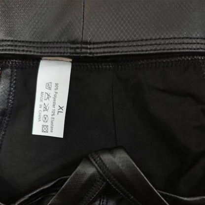 Sexy Männer Unterwäsche Jockstraps Schwarz Kunstleder Pantie Mann G-String Tangas Dessous Erotische Penis Männliche Unterhose Cueca Ropa