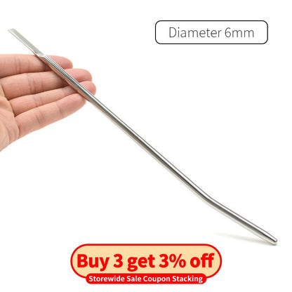 Juguetes sexuales para adultos para hombres, dilatadores de pene, catéteres de acero inoxidable con cabeza lisa, dilatadores uretrales.