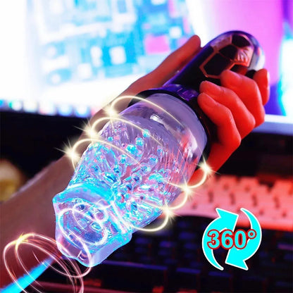 Juguetes sexuales para hombres, máquina automática eléctrica con pistón giratorio, masturbador masculino, copa, consolador vaginal, vibrador oral real.