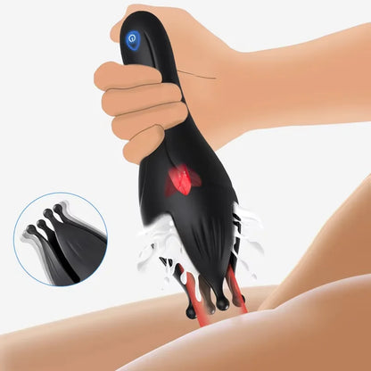 Masturbador masculino, juguetes sexuales para hombres, 10 potentes vibradores de entrenamiento de pene para hombres, masturbadores, juguetes sexuales, envoltura de entrenamiento 360