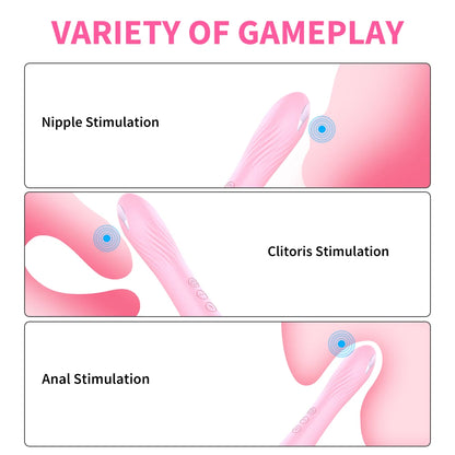 Vibradores de bala con descarga eléctrica para mujeres, consolador anal, punto G, estimulador de clítoris, vibrador de dedo, lápiz labial, juguete sexual femenino