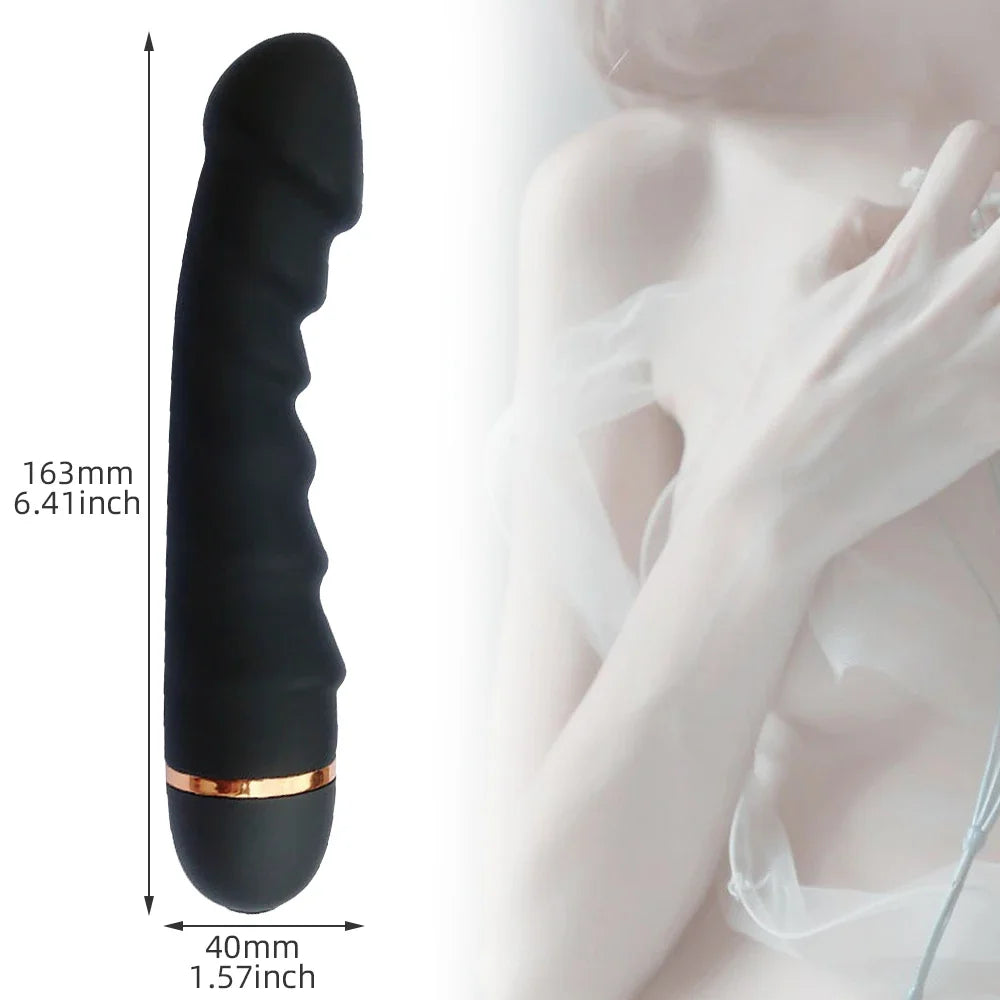 20 Modi Vibrator Weicher Silikondildo Realistischer Penis Starker Motor G-Punkt Klitorisstimulator Weiblicher Masturbator Sexspielzeug für Erwachsene