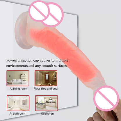 Regenbogen Dildo Penis Sexshop Erwachsene Sex Spielzeug Für Paare Consolador Anal Saugnapf Lesben Dick Strapon Gode Sodomie Jouet Sexuel