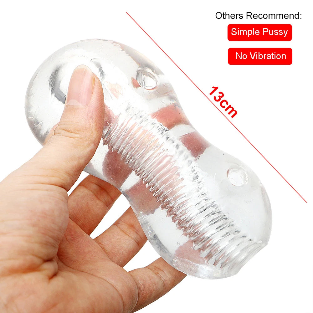 Männlicher Masturbator Echte Pussy für Männer Vaginalmassagegerät Penispumpe Eichel Saugtrainer Sexspielzeug Erwachsene 18+ Erotikproduktmaschine