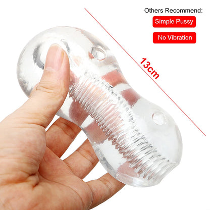 Männlicher Masturbator Echte Pussy für Männer Vaginalmassagegerät Penispumpe Eichel Saugtrainer Sexspielzeug Erwachsene 18+ Erotikproduktmaschine