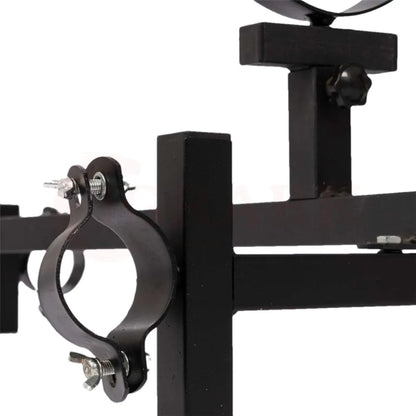 BDSM Bondage Slave Restraint Frame Dog Erotic Tools Handschellen Fußfesseln Gear Sex Machine Spielzeug für Frauen Männer Paare Spiele für Erwachsene