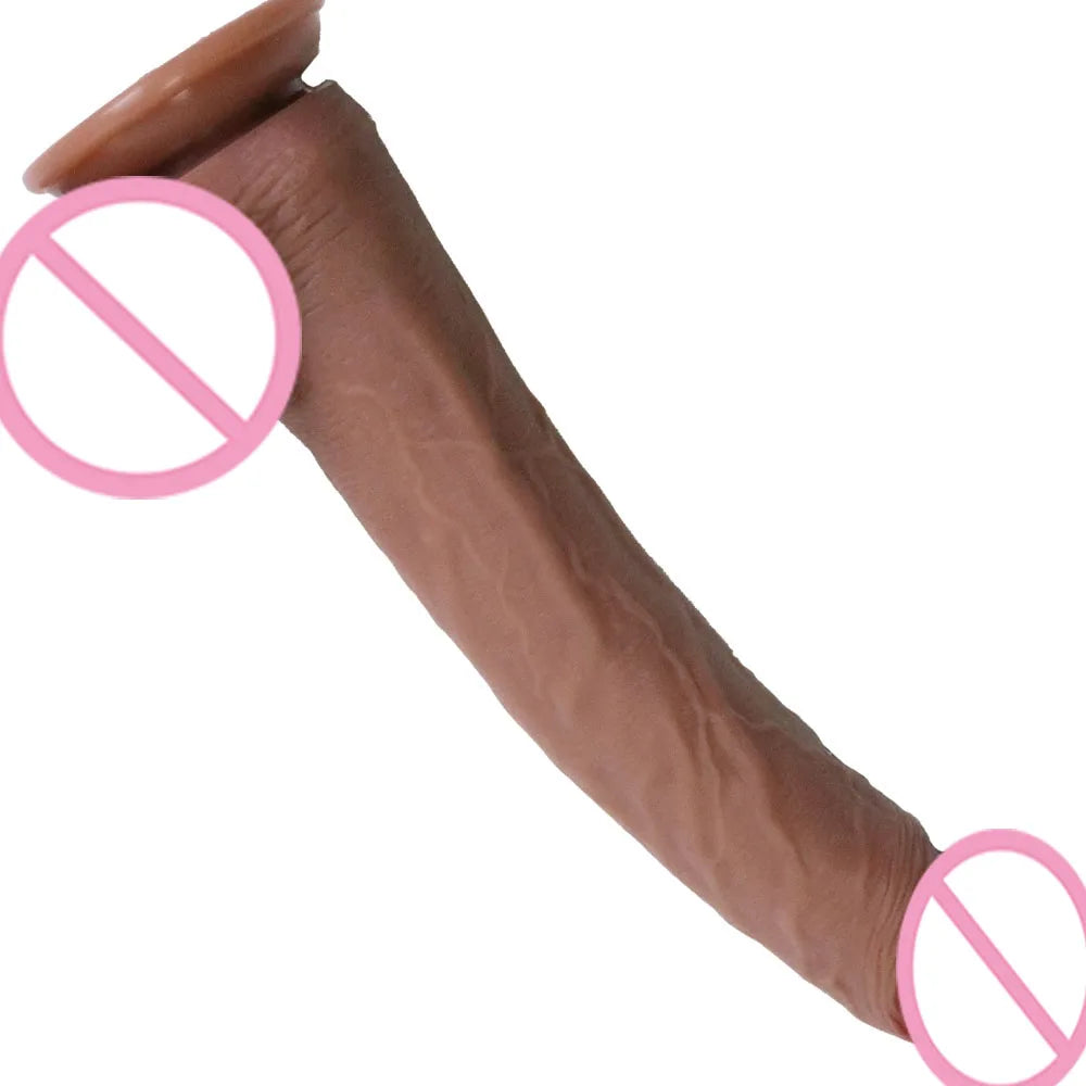 14,2 Zoll Realistisches Dildo-Sexspielzeug, Riesiger Dicker Dildo Wie Haut Mit Leistungsstarkem Saugnapf, Freihändiges, Realistisches Silikon-Sexspielzeug
