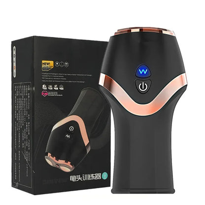 Ghost Exerciser Sex Toys For Men Electro Shocker Toy Reduce Glans Sensitivity Penis Enlargement Male Masturbation Toys Vibration