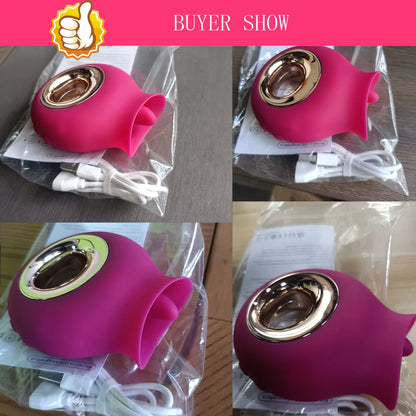 9 modos de vibración, masajeador para lamer pezones, vagina y orgasmos, juguete sexual estimulante, masturbador para mujeres.