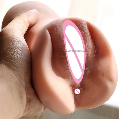 Sexspielzeug für Männer Vagina Männliche Masturbatoren Cup Echte Pussy Echte Vagina Sexspielzeug Silikon Produkt für Erwachsene 3D Realistischer Masturbator