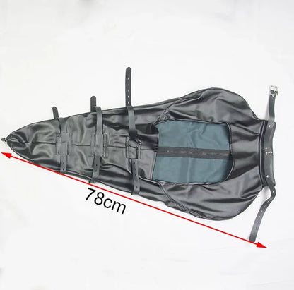 Camisa de fuerza BDSM / Brazalete, Brazalete de cuero de lujo, Guantes de bondage para la espalda, Juguetes sexuales para parejas, Sex Shop