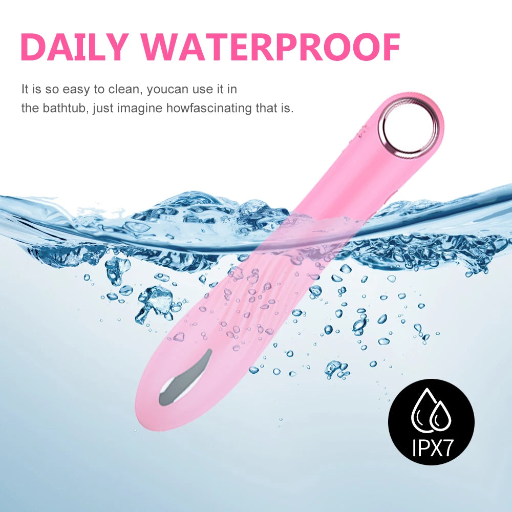 Vibradores de bala con descarga eléctrica para mujeres, consolador anal, punto G, estimulador de clítoris, vibrador de dedo, lápiz labial, juguete sexual femenino