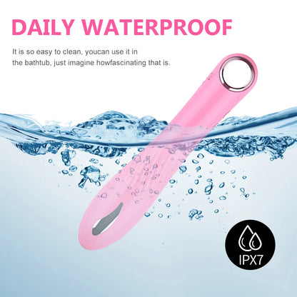 Vibradores de bala con descarga eléctrica para mujeres, consolador anal, punto G, estimulador de clítoris, vibrador de dedo, lápiz labial, juguete sexual femenino