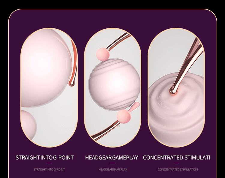 G-point Vibrator Used for Female Magnetic Honey Bean Stimulation Vibrator Multi Frequency Ultrasonic Vibration Charging Female V